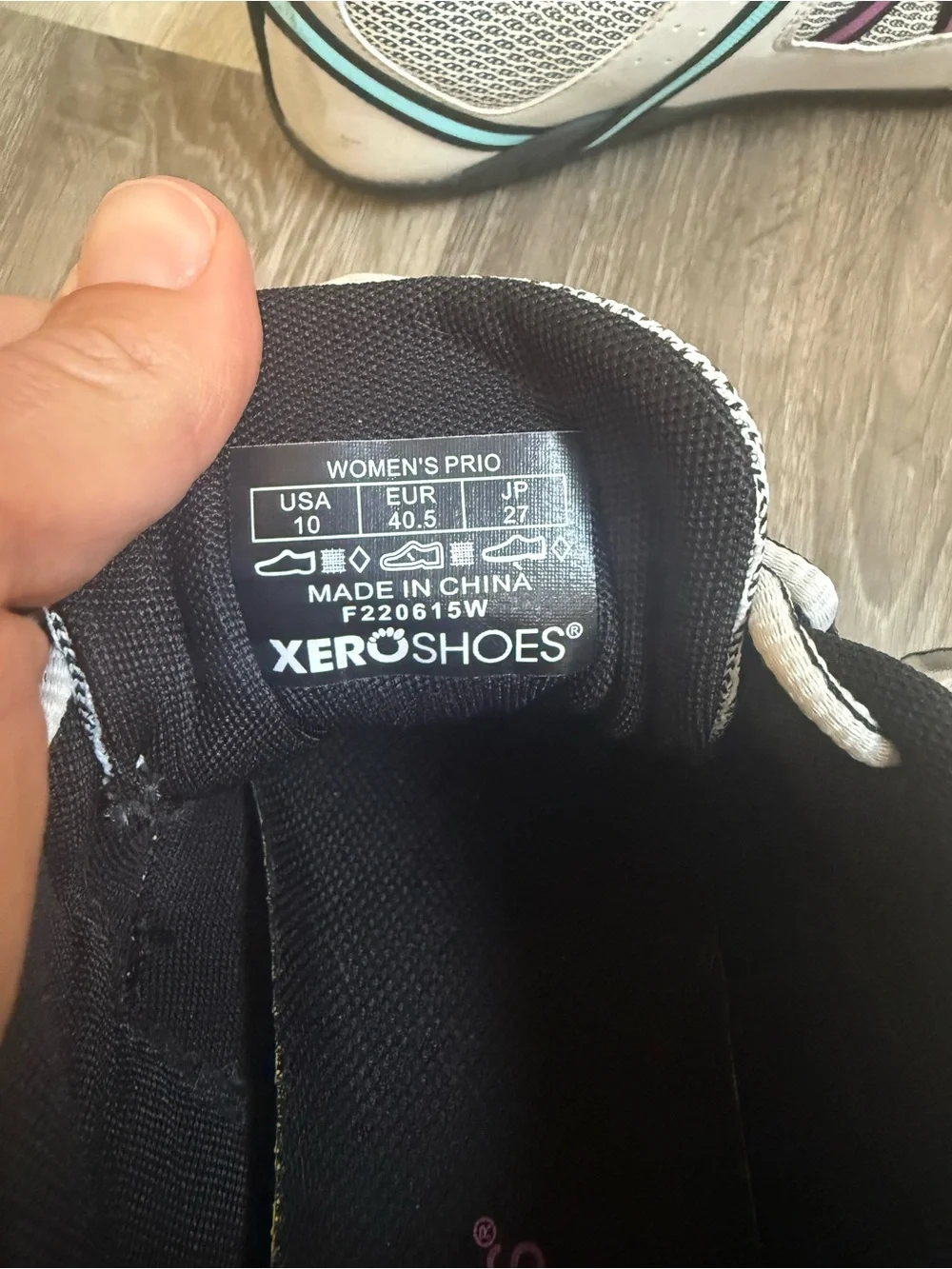 Xero Prio Women's Size 10 Grey Barefoot Minimalist Running Shoes